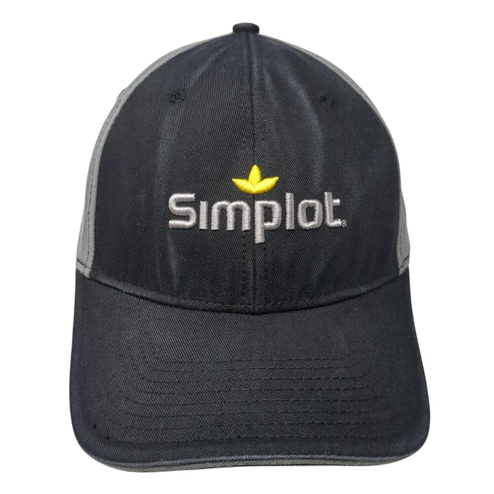 Simplot Strapback Baseball Cap Black One Size Adj… - image 1